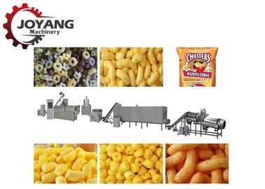 150-500 Kg/H Corn Puff Snack Machine Cheese Puffs Processing Line Extruder