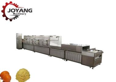 PLC Industrial Food Dryer Microwave Egg Powder Drying And Sterilization Machine