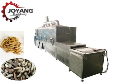 Black Soldier Fly Larvae Industrial Microwave Drying Machine Yellow