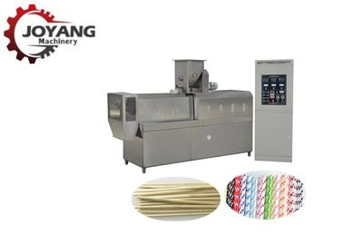 Industrial Biodegradable Rice Tube Machine Drinking Straw Making And Cutting