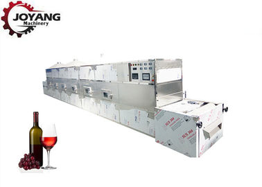 25KW Wine Tunnel Microwave Sterilization Machine