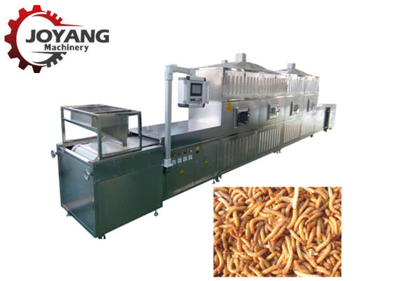 Black Soldier Fly Larvae Microwave Dehydrator Mealworm Insects Drying Machine