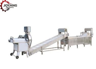 Industrial Food Automatic Potato Chips Making Machine Stainless Steel Body Materials