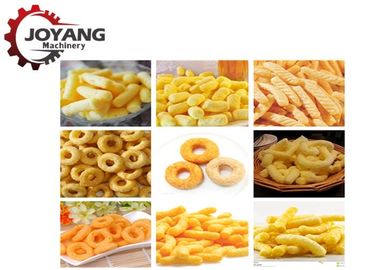 Large Capacity Corn Snack Extruder Machine High Speed Puff Food Production