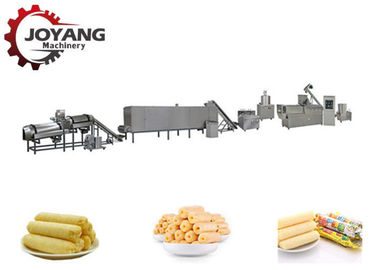 Grains Crisp Roll Core Filling Snacks Extruder Corn Puffs Production Line