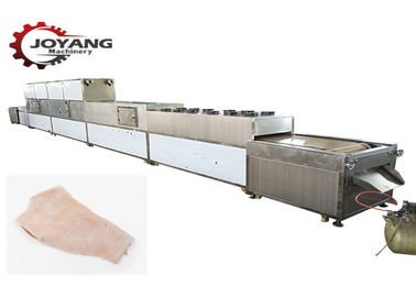 BV Certified Microwave Drying And Sterilization Machine Pork Skin Degreasing Equipment