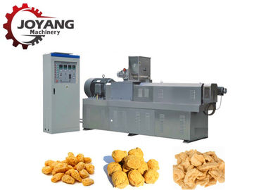 Tvp Soya Vegetarian Meat Muscle Protein Double Extruder Machine Soya Chunks Processing
