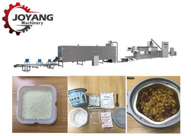 Self Heating 100kg / H Artificial Rice Making Machine