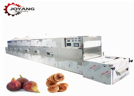 Tunnel Belt Common Fig Microwave Sterilization Machine 30kw 30kg/H