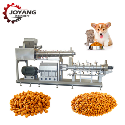 Commercial Dry Pet Dog Cat Food Making Machine Stainless Steel